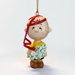 Vintage 1990 Danbury Mint Peanuts Charlie Brown Christmas Ornament
